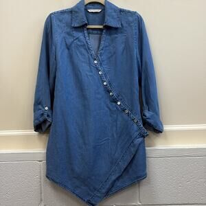 Soft Surroundings women’s M or L Indigo Denim Top